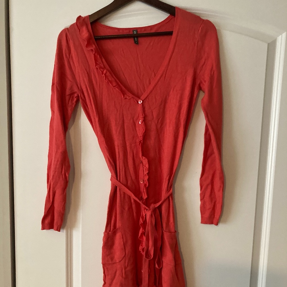 NAF NAF Coral Sweater Dress